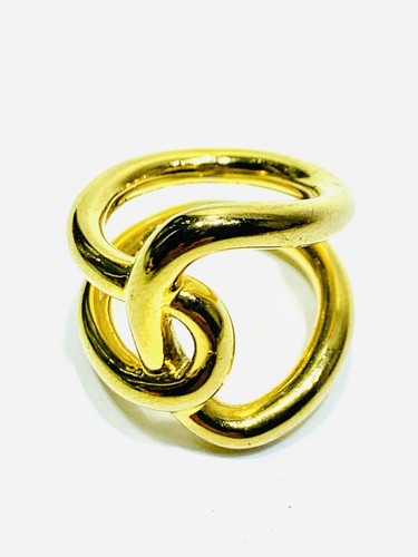 Sahira Jewelry Design Anna Ring 18kt Gold Heavy Plate Over Steel