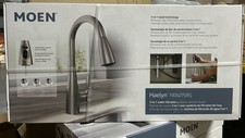 Moen Haelyn F87627SRS Spot Resist Stainless 1-Handle Residential Filtered Faucet