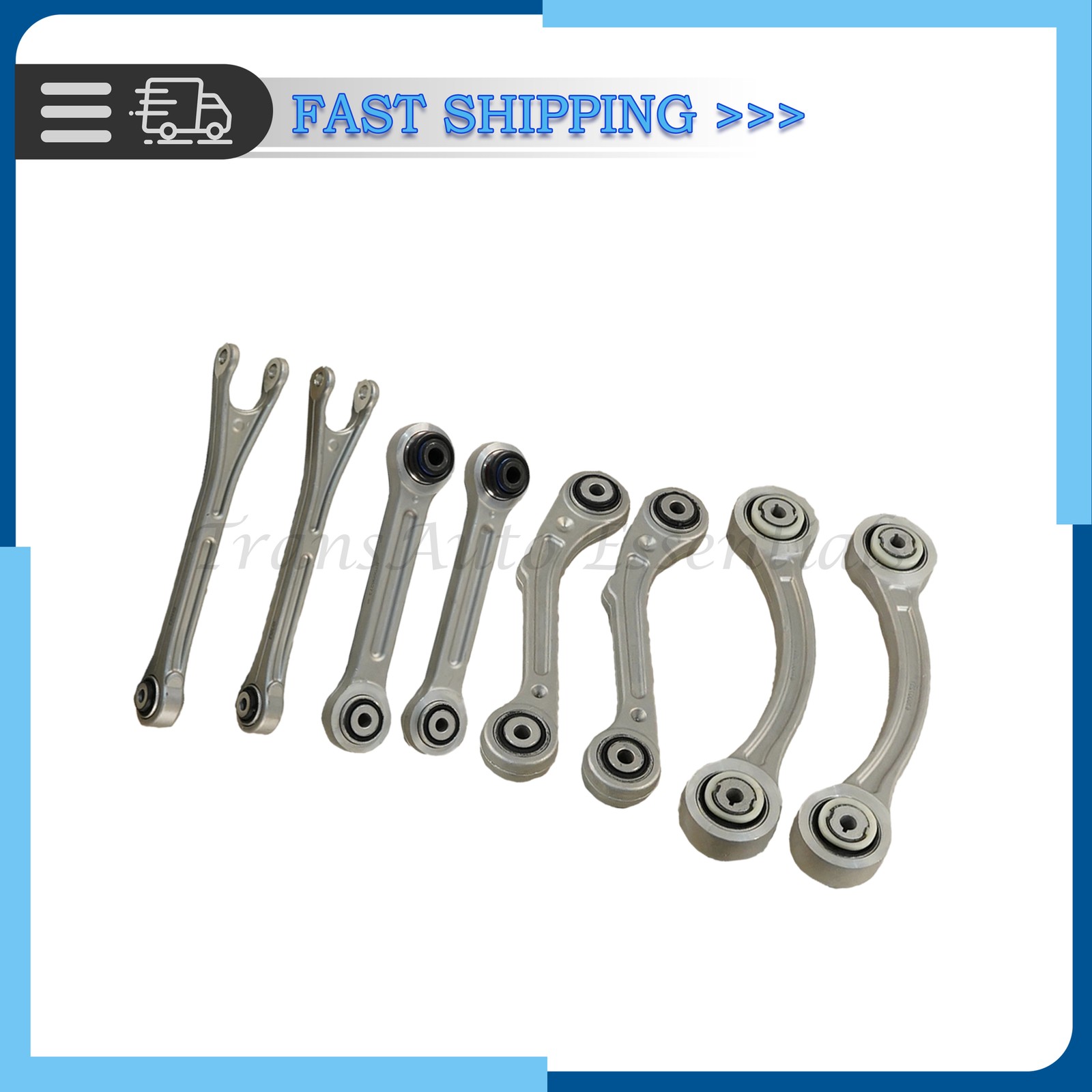8PCS Rear Suspension Control Arm Set For Maserati Ghibli Quattroporte 14-16
