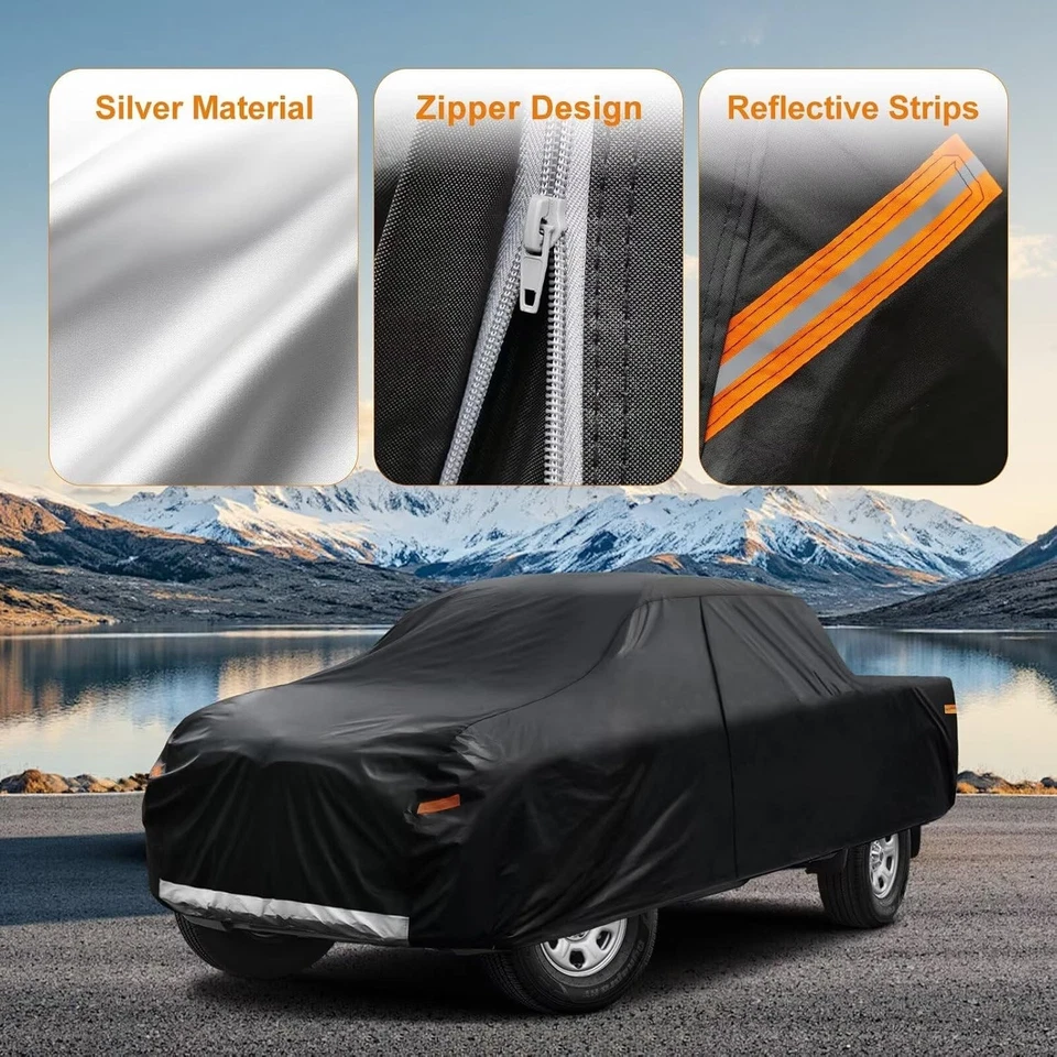 Fit For Ford F-250 2001-2025 Waterproof Car Cover with All-Weather Protection - Image 3 of 4