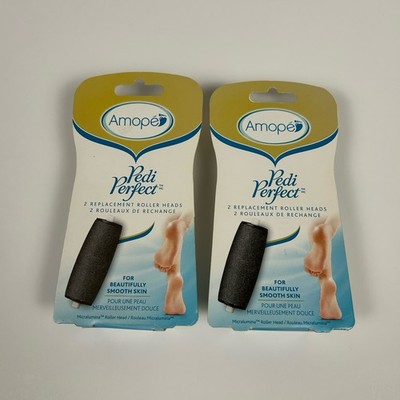 Amope Pedi Perfect Electronic Foot File Refills - Extra Coarse 2 Packs 4 Total