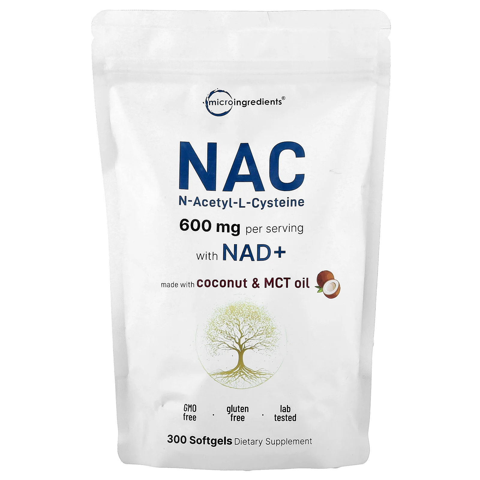 NAC With NAD+, 300 Softgels