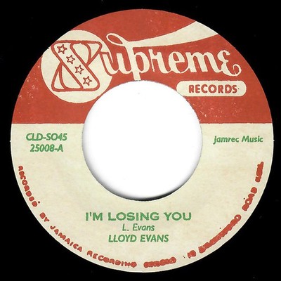 Lloyd Evans / Albert Tomlinson - I'm Losing You / Don't Wait For Me (7'') (Mint (
