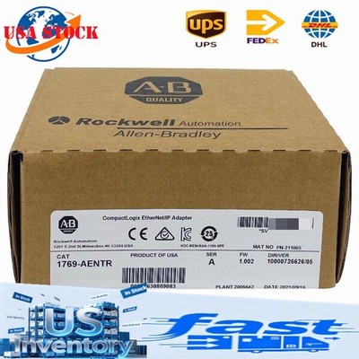 Factory Sealed AB 1769-AENTR Ser A Compactlogix Ethernet Adapter US Free Tax