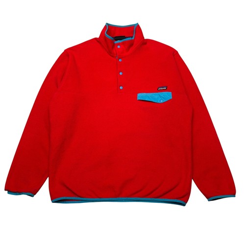 Vintage Patagonia Lightweight Synchilla Snap T Pullover Jacket Large Gorpcore by Patagonia, Size L, $64.99