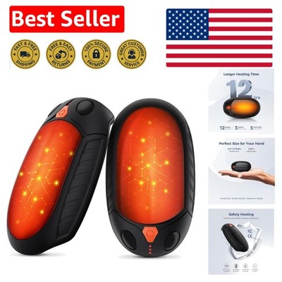 Rechargeable 2-Pack Electric Hand Warmers - AI Control for Ultimate Comfort