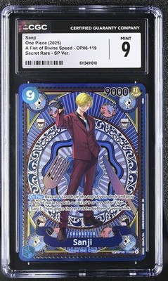 Sanji (SP) OP06-119 A Fist of Divine Speed Foil for sale online | eBay