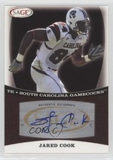 2009 SAGE Auto Jared Cook #A10 Auto 0u7