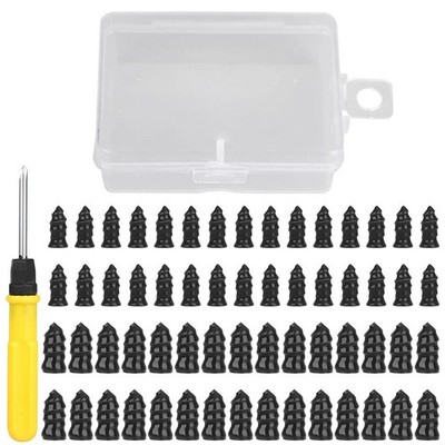 Zuverlässige Auto Reifen Reparatur Lösung 61PCS Gummi Schraube Nägel & Schraubendreher Werkzeug