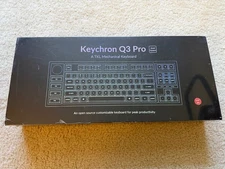 Keychron Q3 Pro QMK/VIA Wireless Custom Mechanical TKL Keyboard, Banana switches