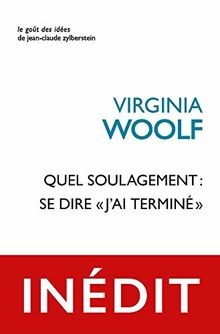 Quel soulagement : se dire « j ai terminé » von Woo... | Buch | Zustand sehr gut