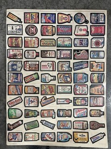 Topps Wacky Packages 1979 Uncut Sheet 66 Stickers GADZOOKA Gum 42.5x28.75