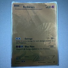 Reshiram 114/113 Secret Rare Full Art Holo - Legendary Treasures (2013) on eBay