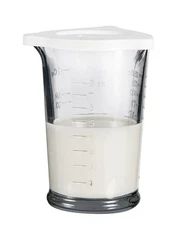 Anchor 8 oz. Triple Pour Measuring Glass with Lid