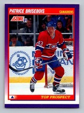 #382 1991-92 Score * Patrice Brisebois Montreal Canadiens