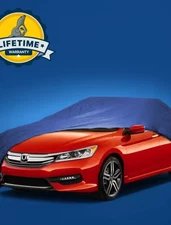 Gray Car Cover Seal Skin Honda Civic Toyota Corolla Universal Fit