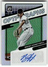 2022 Donruss Optic Brent Honeywell Optigraphs Holo #OG-BH Auto