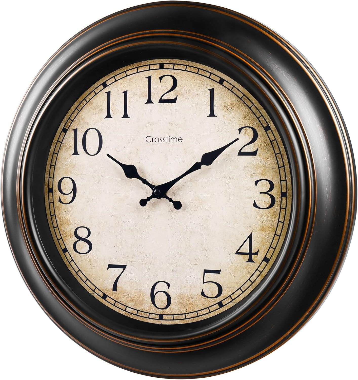18 Inch Vintage Large Wall Clock for Living Room Decor,Batte