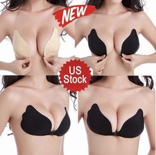 Adhesive Bra Strapless Push-up Sticky Bras Invisible, Reusable Backless Dresses