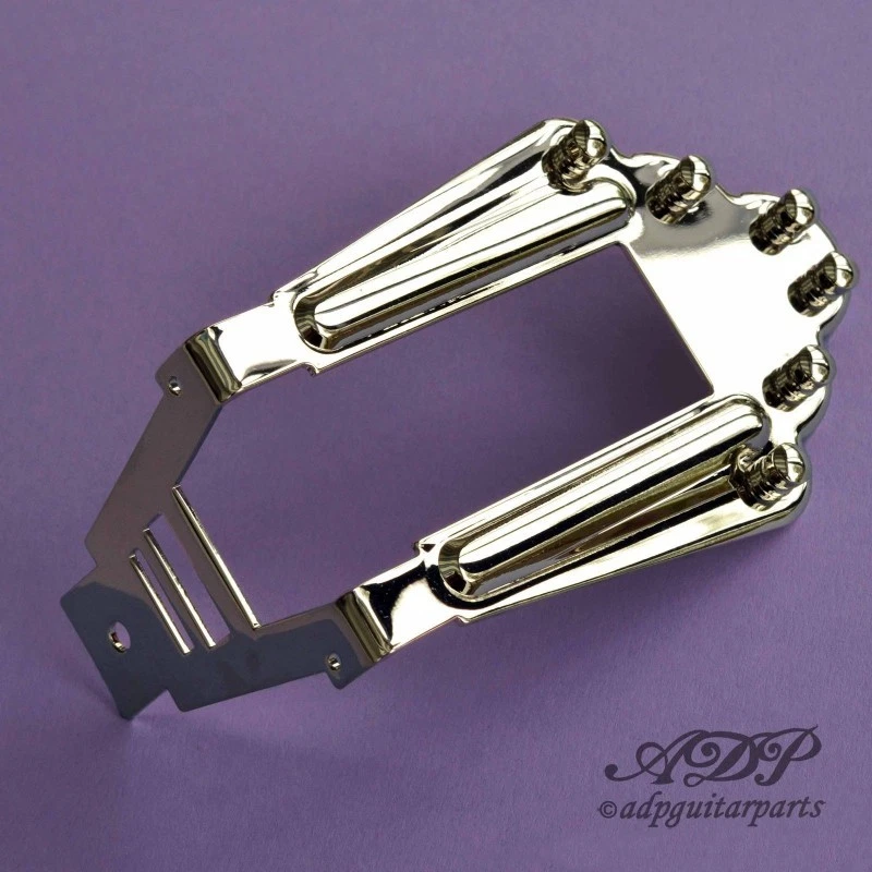 1 jeu pratique de cordier de pont réglable fixe pour guitare Teisco 1 jeu pratique de cordier de pont réglable fixe pour guitare Teisco
