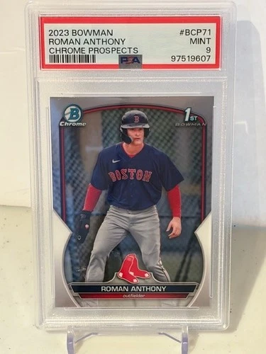 2023 Bowman Chrome Prospects Roman Anthony 1st Bowman #BCP71 PSA 9