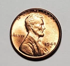 1948 D LINCOLN WHEAT PENNY UNC #P3045