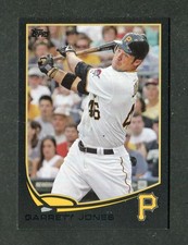 Garrett Jones Pirates 2013 Topps BLACK Baseball Card #475 RC Serial #d 59/62