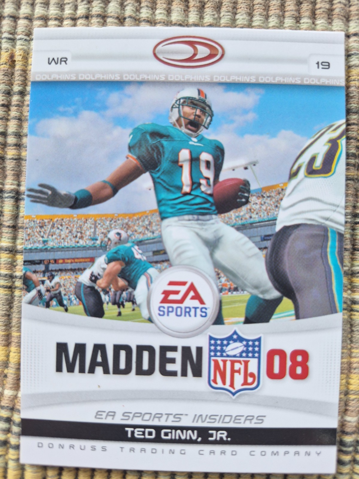 Ted Ginn Jr. Donruss Gridiron Gear EA Sports Madden #25 Base