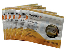6 Medela Quick Clean Microwave Sterilizing Breast Pump Accessories Steam Bags