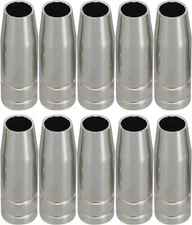 RIVERWELD MIG MAG Conical Gas Nozzle 1.2mm Copper 15AK MB15 Welding Torch 10pcs