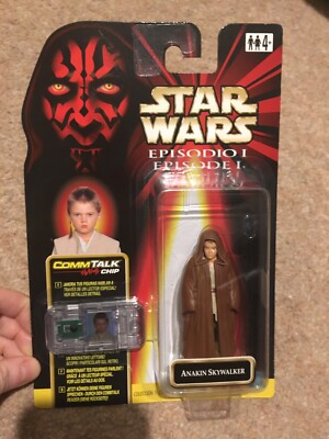 Star Wars Episode 1 Anakin Skywalker CommTalk Chip Hasbro 1999