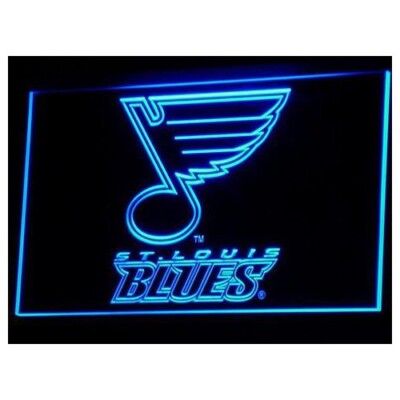 St Louis Blues Logo Hockey Team Display LED Neon Light Sign for home ...