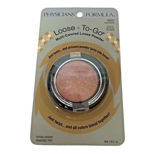 NEW Physicians Formula Loose-To-Go Multi-Colored Loose Powder Bronzer Blusher