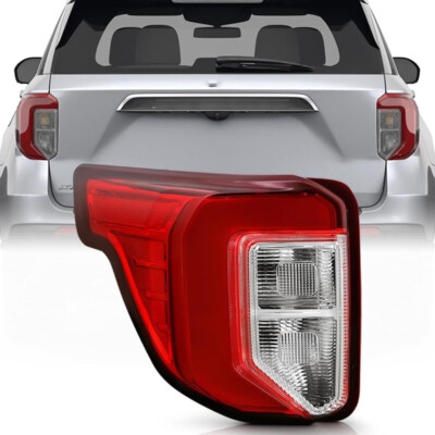 Left Driver Side LED Tail Light Rear Lamp Brake For Ford Explorer 2020 2021-2023