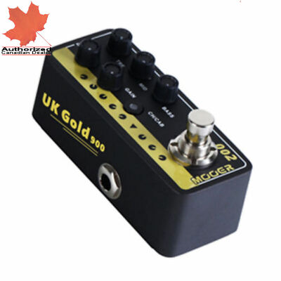 Mooer Micro Preamp 002 UK-Gold 900 Based on Marshall JCM900 Guitar Effect Pedal