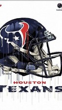 Houston Texans Official NFL “Drip Helmet” 19335 Poster