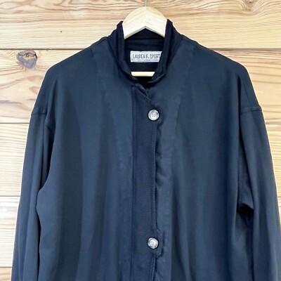 ビンテージ セット Lauren K Sport Vintage Jacket Womens Large Button Up Sweatshirt