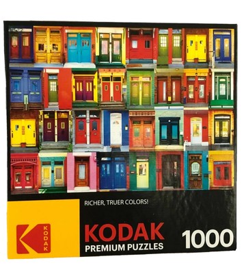 Kodak Premium Colorful Montreal Doors 1000 Pc. Puzzle 19.25 In. × 26.625 In.
