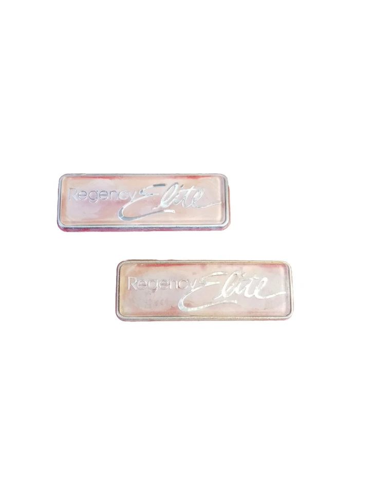 Oldsmobile Regency Elite Fender Badge Emblem Logo Set Pair - Imagem 4 de 4