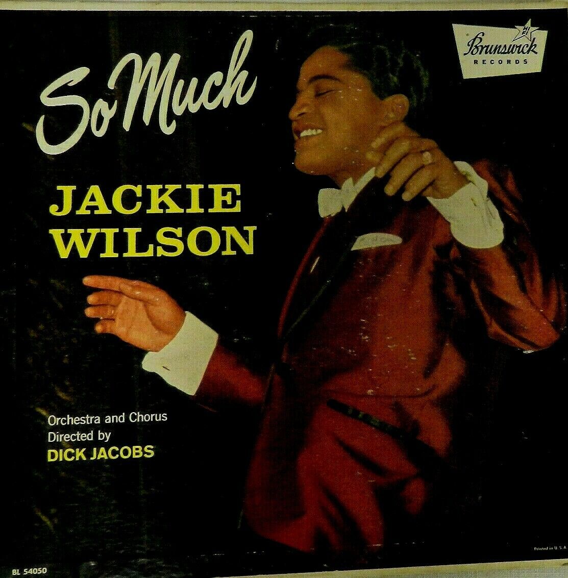 JACKIE WILSON~"SO MUCH"~ "1959-BL-54050~VG+/VG+"~BLACK LABEL"~LP!!!
