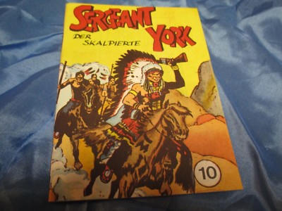 Kolibri Comics , Sergeant York , Nr. 10  , Western  / Nostalgie  -  Comic 1986  