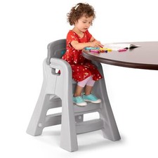 Big Kids Booster Seat,Lightweight Toddler Booster Chair for Dining Table Kitchen
