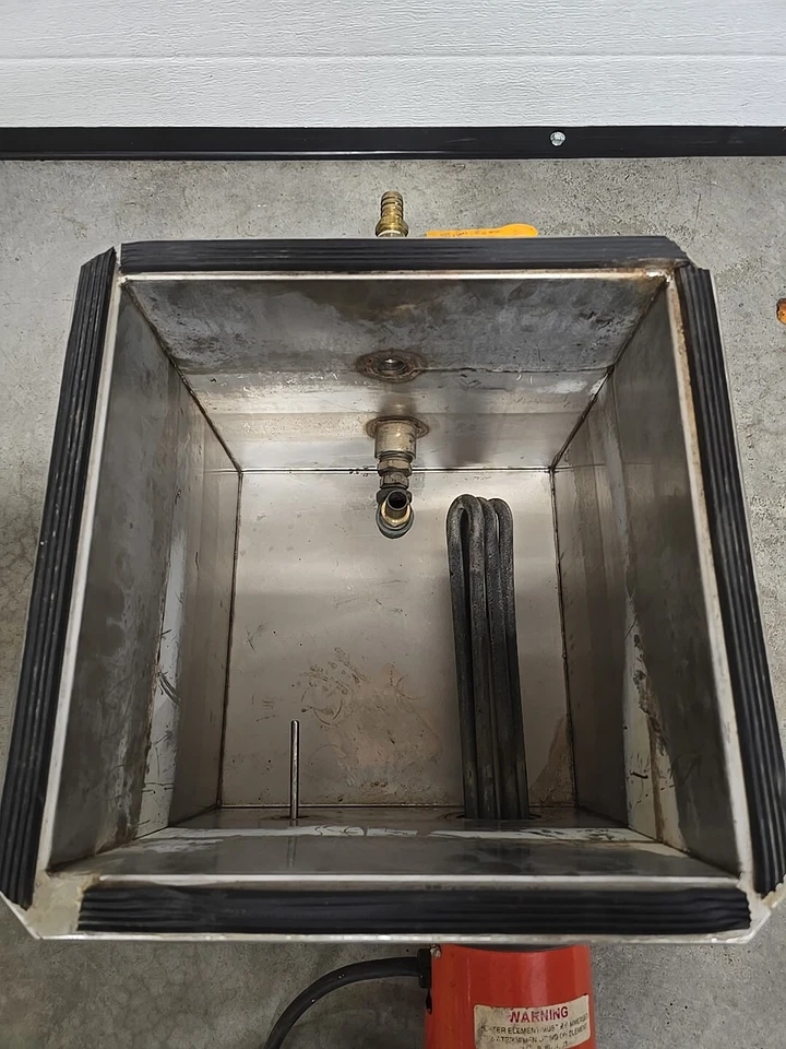 Watlow 7-44-5-1 Calentador de Inmersión 240v 4500w 1PHY, Usado, Tanque Inoxidable Térmico Foto 4 de 4