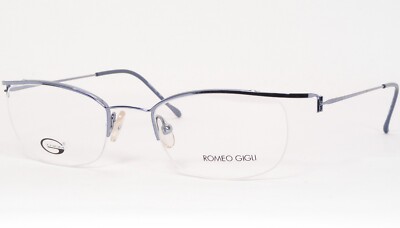 ROMEO GIGLI GENIUM RG30402 AQ Periwinkle EYEGLASSE GLASSES RG304 50-19-130 Italy