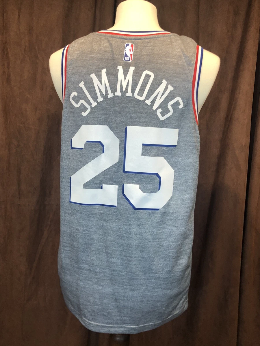 Ben Simmons City Edition Nike Swingman Philadelphia 76ers Jersey NBA Large  48