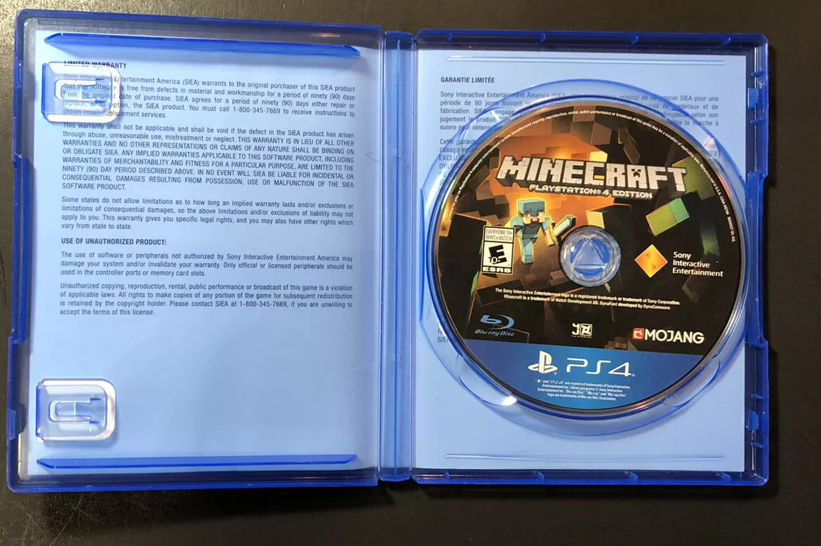 Minecraft (PlayStation 4) PS4 Edition - DISC ONLY 