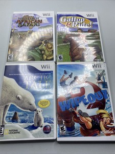 Lot Of 4 Nintendo Wii Games, Gallop And Ride, Wipeout 2 ...