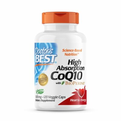 Doctor's Best High Absorption CoQ10 with BioPerine- Non-GMO- Gluten Free
