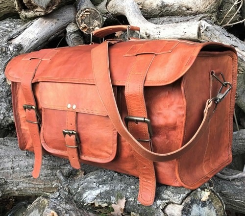 23 Inches Leather Holdall Sports Bag 