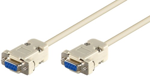 2m seriell dsub9 Anschlusskabel 2x Buchse #d180